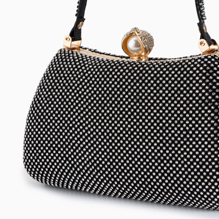 Parma Vintage Rhinestones Glitter Handbag