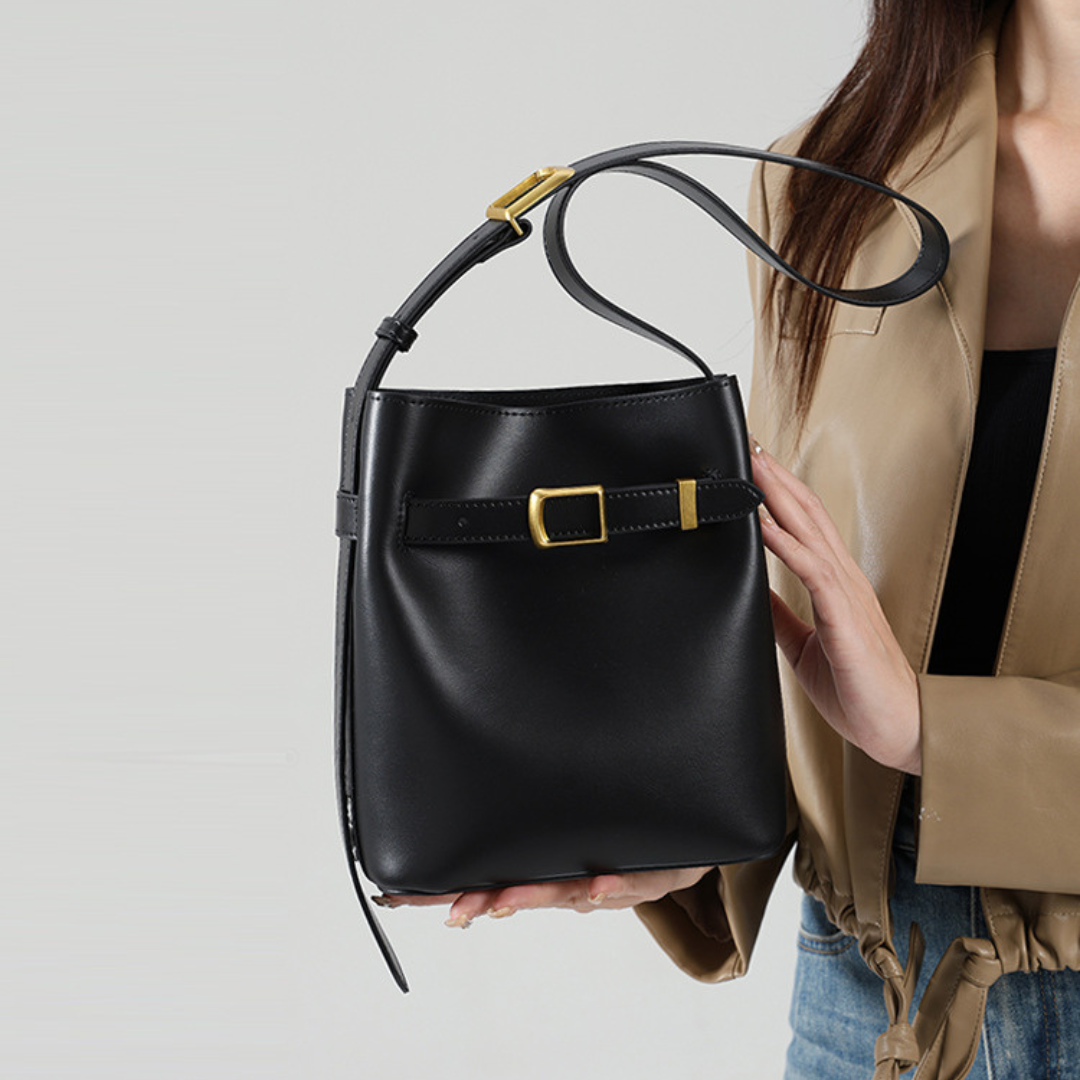 Taranto Buckle Bucket Bag