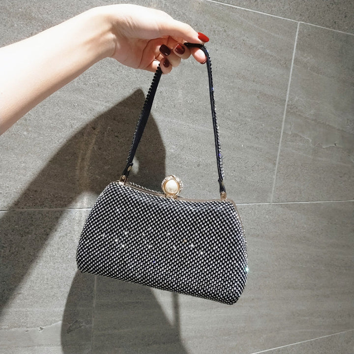 Parma Vintage Rhinestones Glitter Handbag