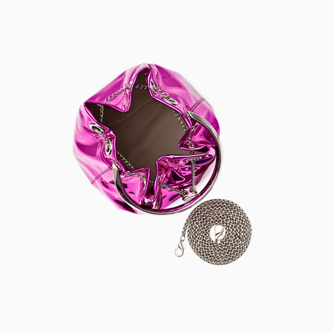 Athens Metallic Handbag