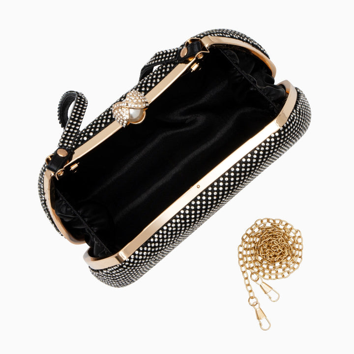 Parma Vintage Rhinestones Glitter Handbag