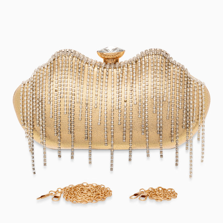 Bilbao Fringe Clutch Bag
