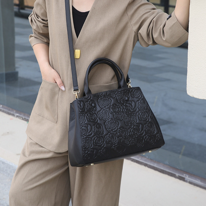 Salzburg Floral Embossed Handbag