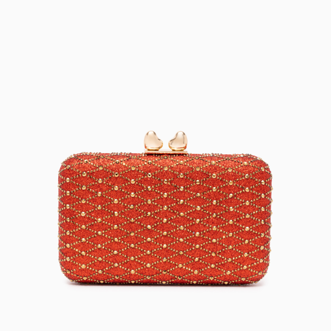 Lugano Lattice Clutch Bag