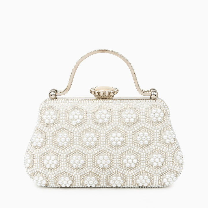 Bologna Pearl Clutch Bag