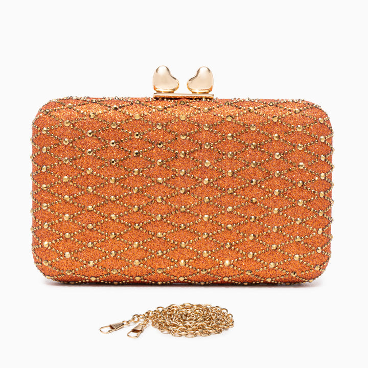 Lugano Lattice Clutch Bag