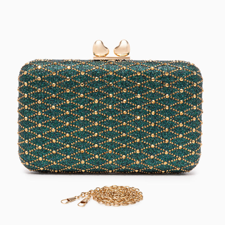 Lugano Lattice Clutch Bag