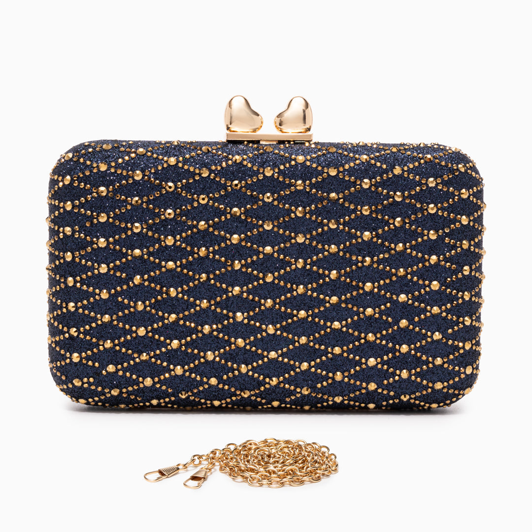 Lugano Lattice Clutch Bag