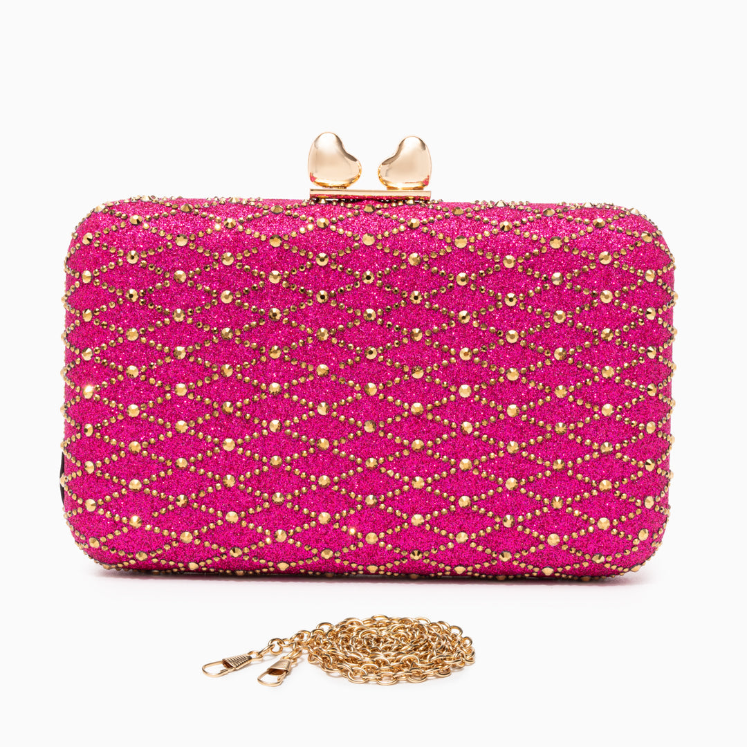 Lugano Lattice Clutch Bag