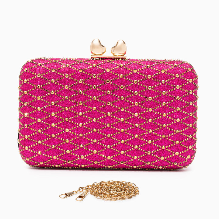 Lugano Lattice Clutch Bag