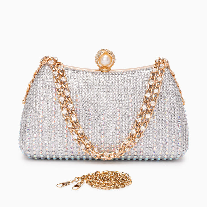 Melbourne Pearl-Glow Clutch Bag