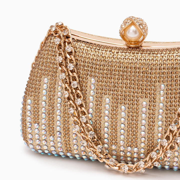 Melbourne Pearl-Glow Clutch Bag