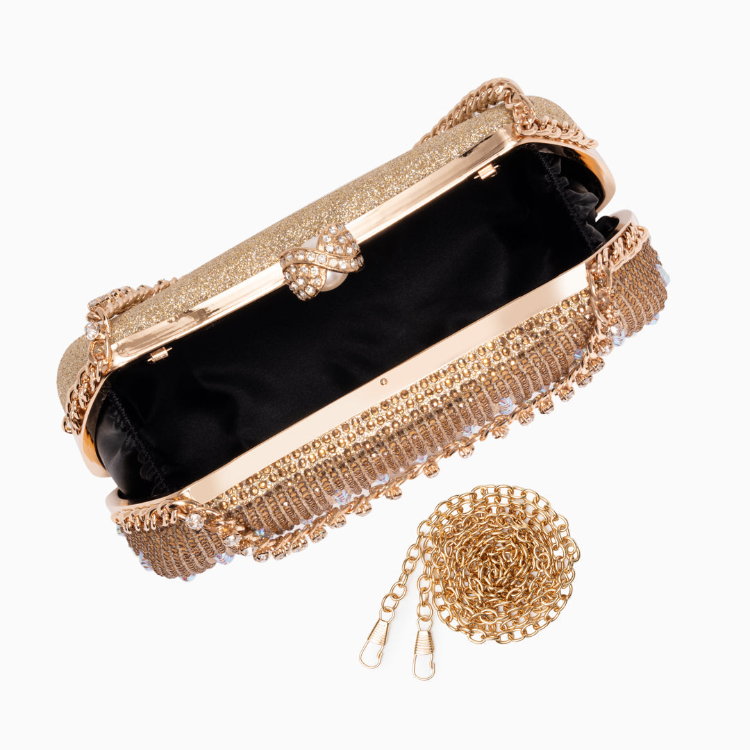 Melbourne Pearl-Glow Clutch Bag