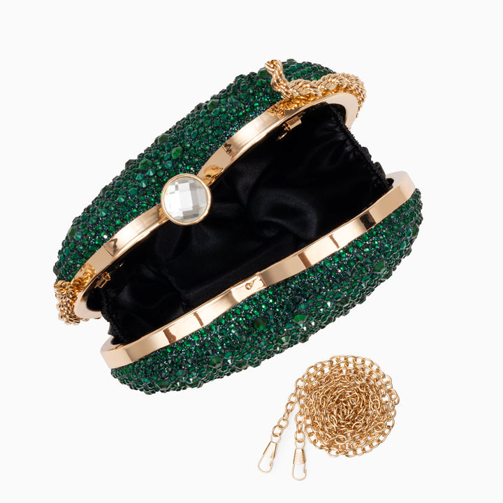 Venice Crystal Heart Crossbody Bag
