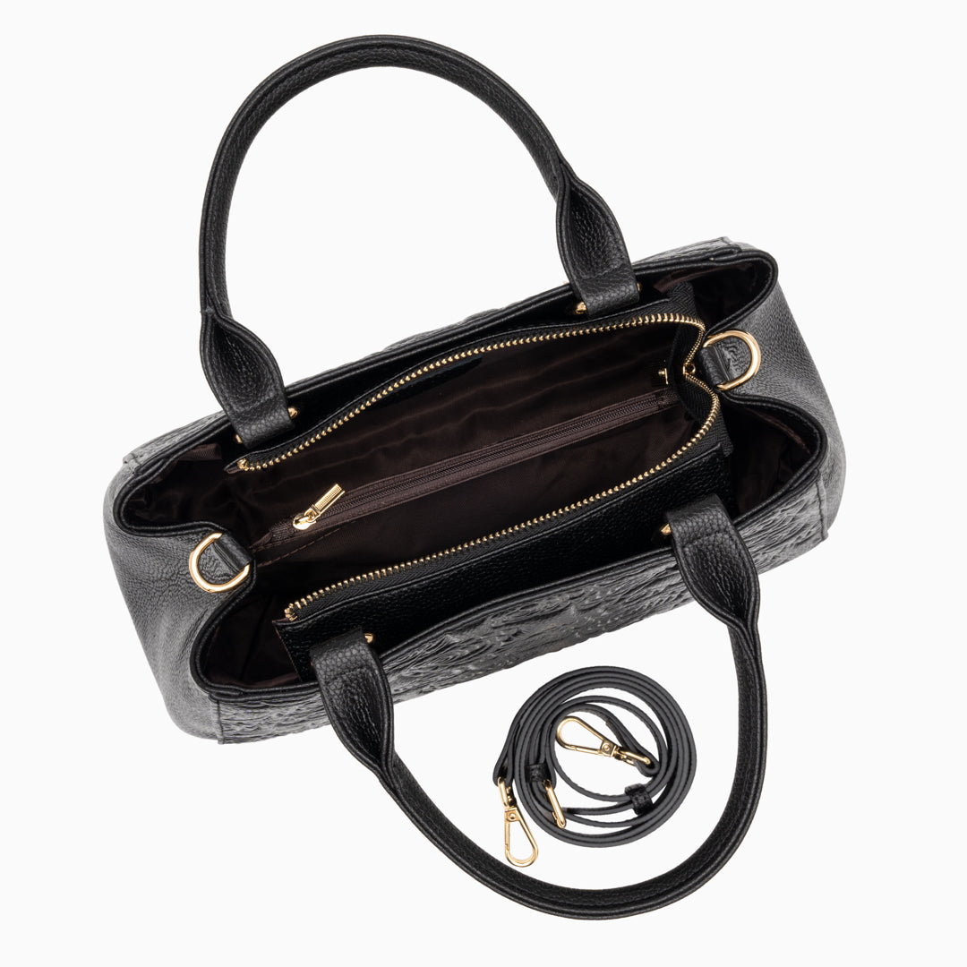 Salzburg Floral Embossed Handbag