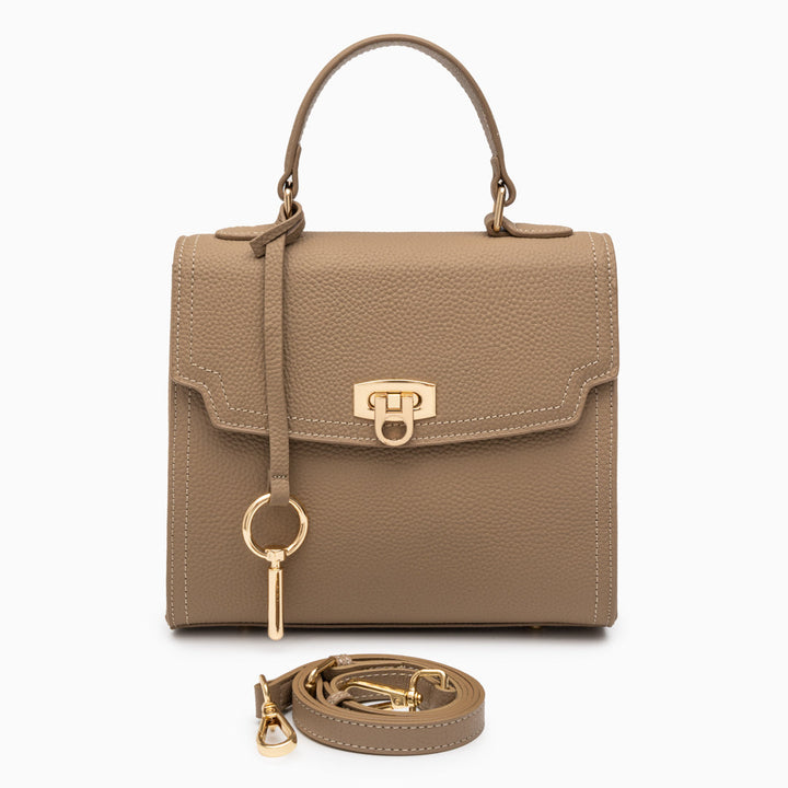 Västerås Structured Leather Handbag
