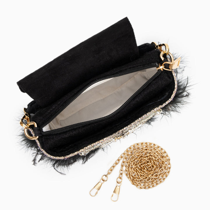 Lagos Feather Handbag