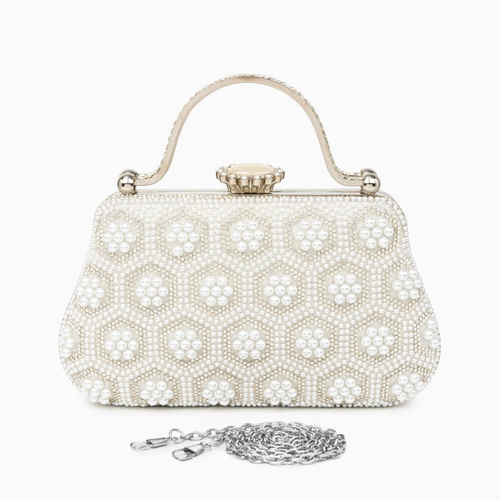 Bologna Pearl Clutch Bag