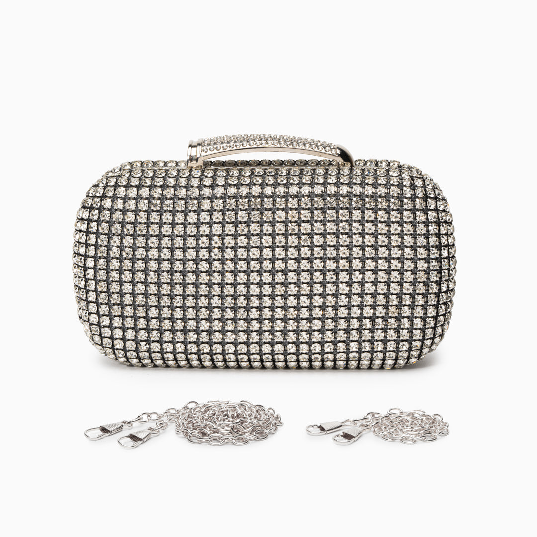 Lecce Diamond Encrusted Clutch Bag