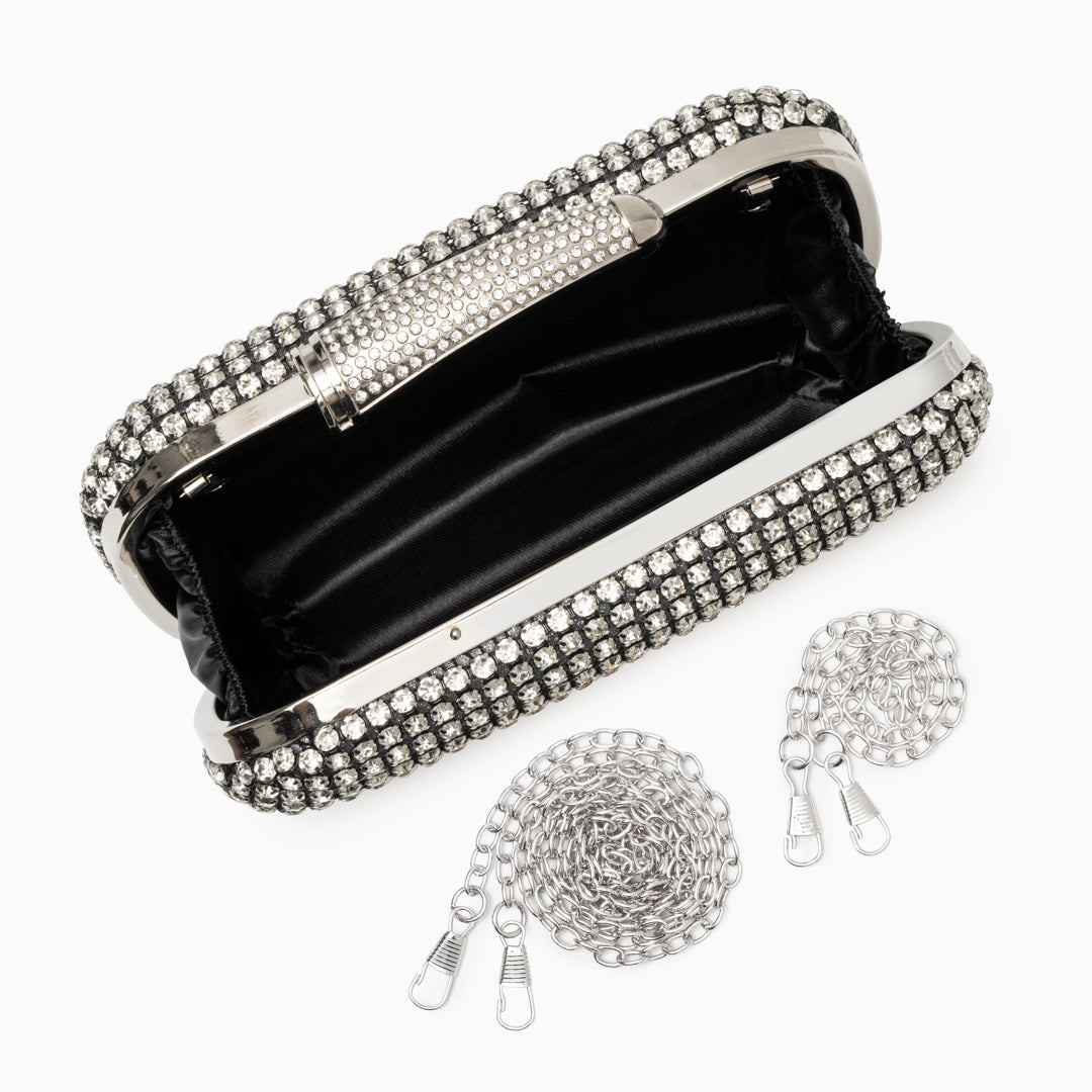 Lecce Diamond Encrusted Clutch Bag