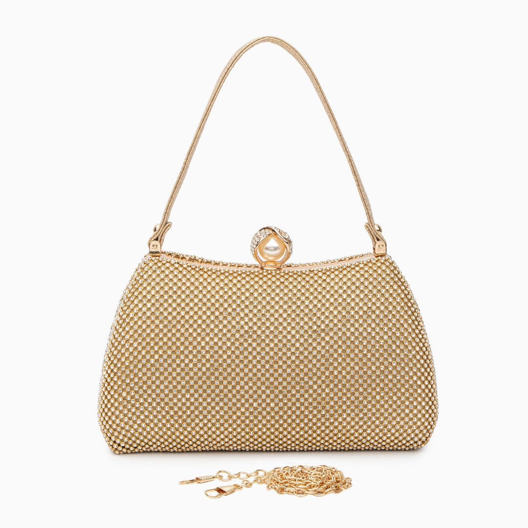Parma Vintage Rhinestones Glitter Handbag
