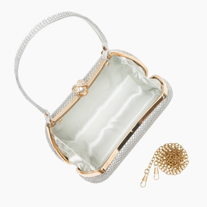 Parma Vintage Rhinestones Glitter Handbag
