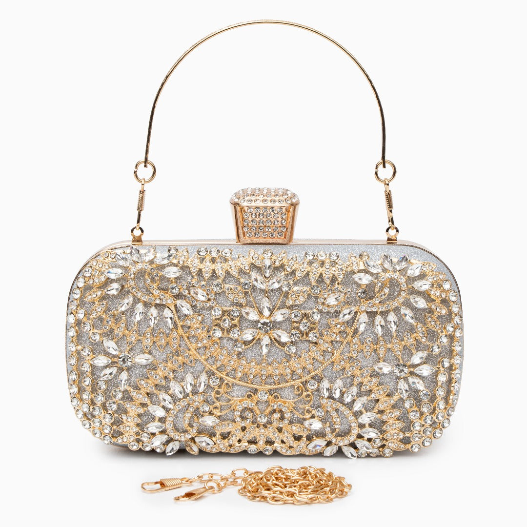 Santorini Flower Clutch Bag