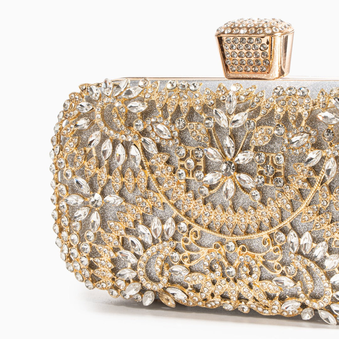 Santorini Flower Clutch Bag