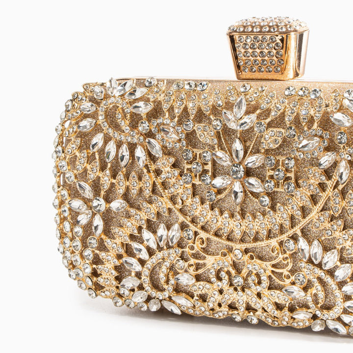 Santorini Flower Clutch Bag