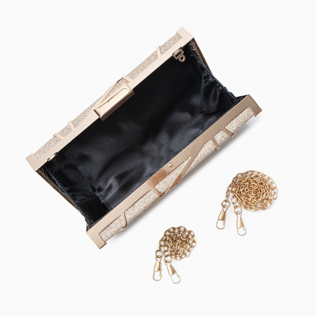 Marbella Geometric Clutch Bag