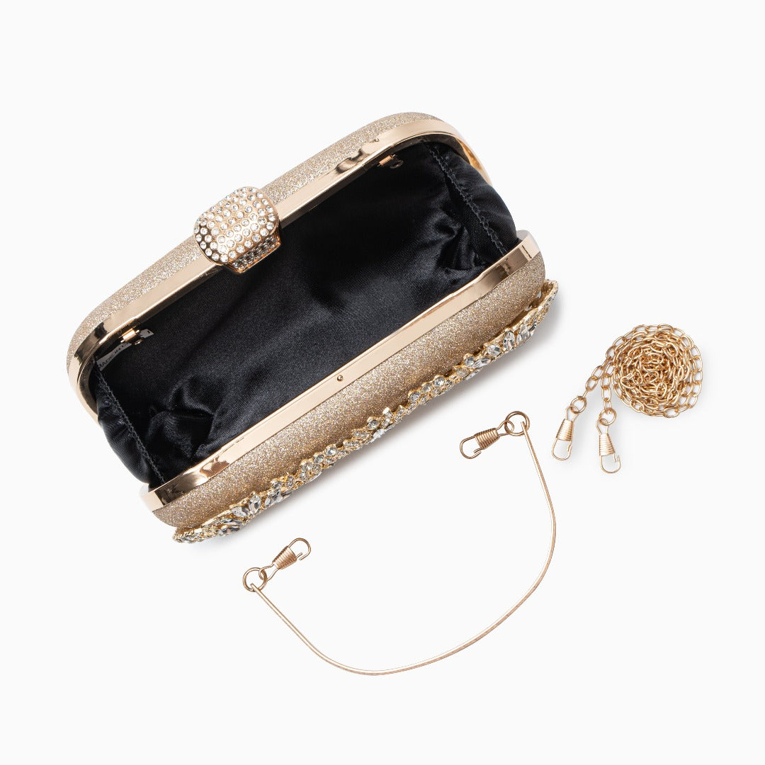 Santorini Flower Clutch Bag