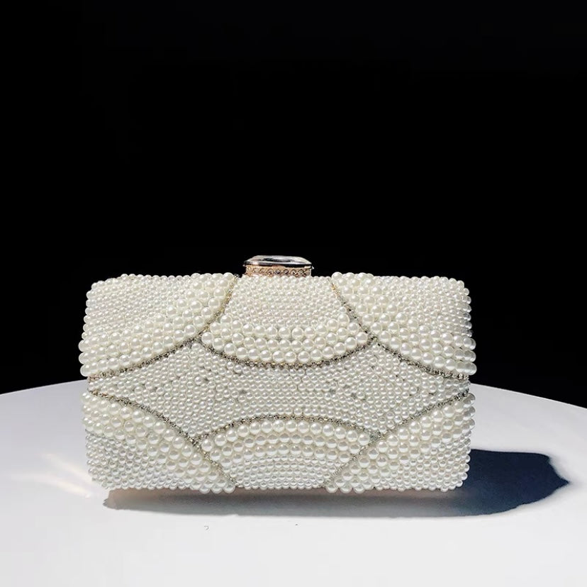 Lisbon Pearl Clutch Bag