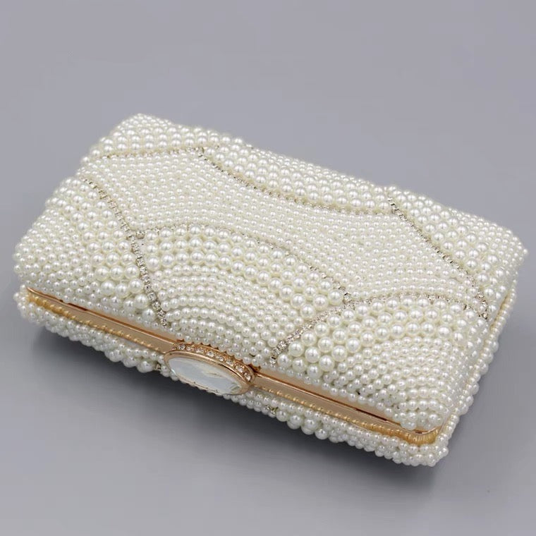 Lisbon Pearl Clutch Bag