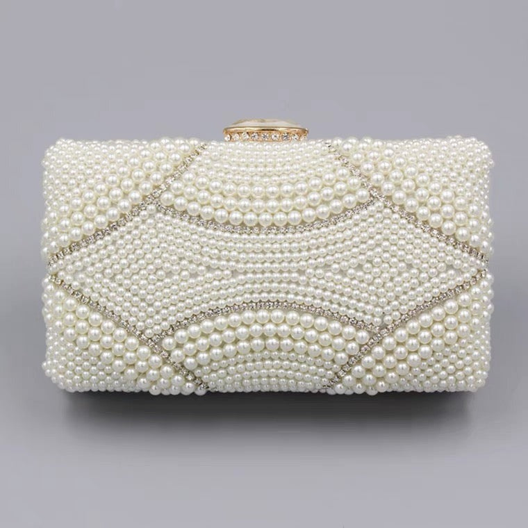 Lisbon Pearl Clutch Bag