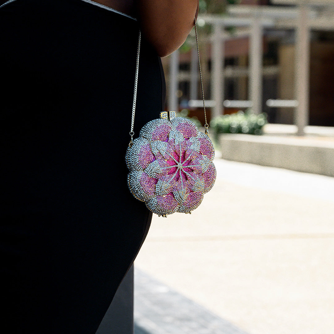 Lausanne Flower Clutch Bag