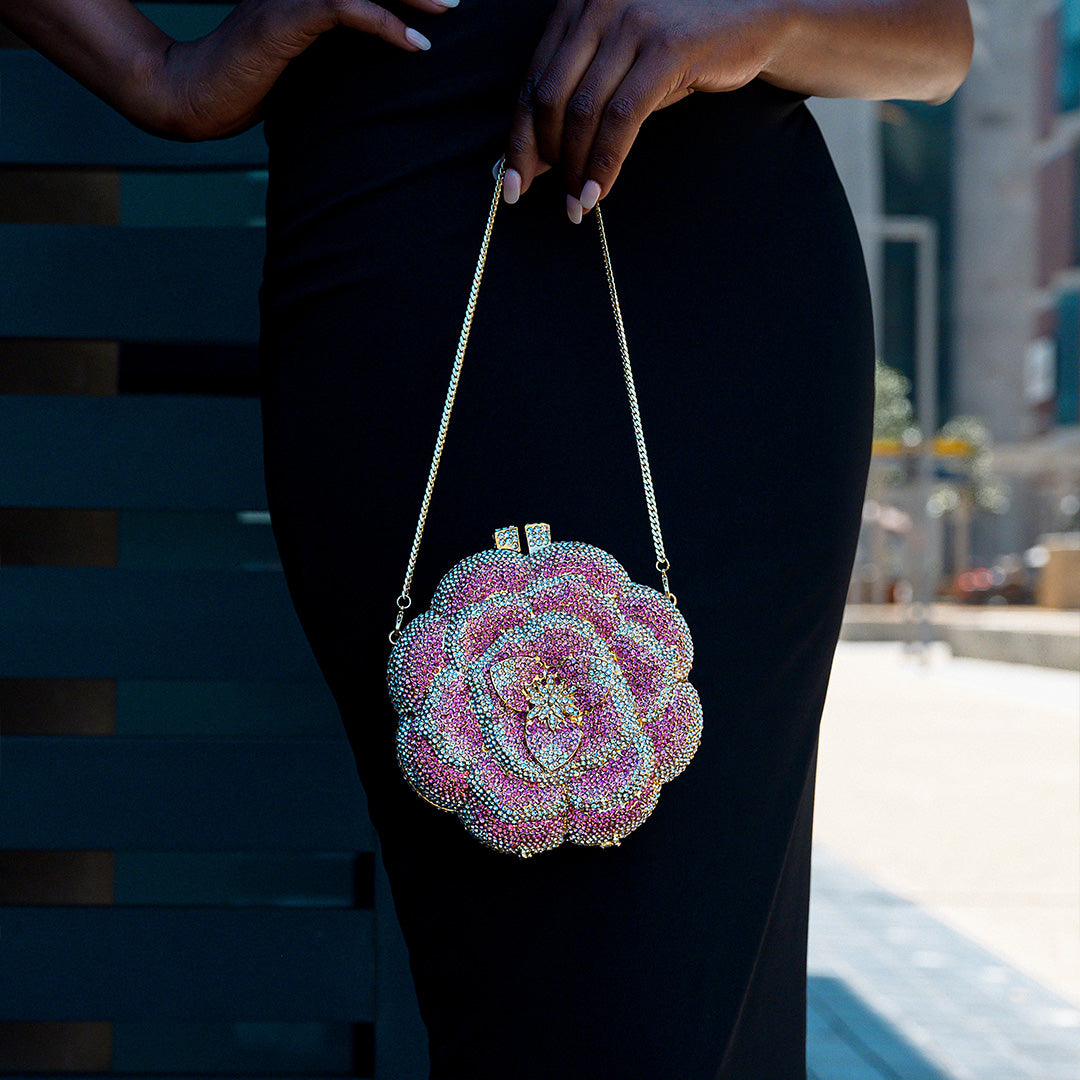 Lausanne Flower Clutch Bag
