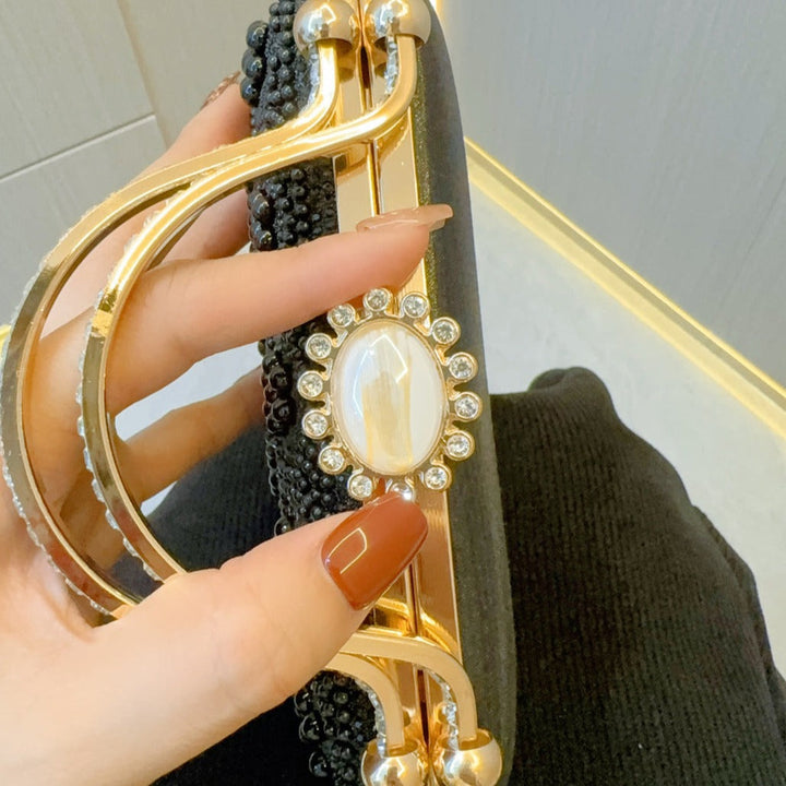 Bologna Pearl Clutch Bag