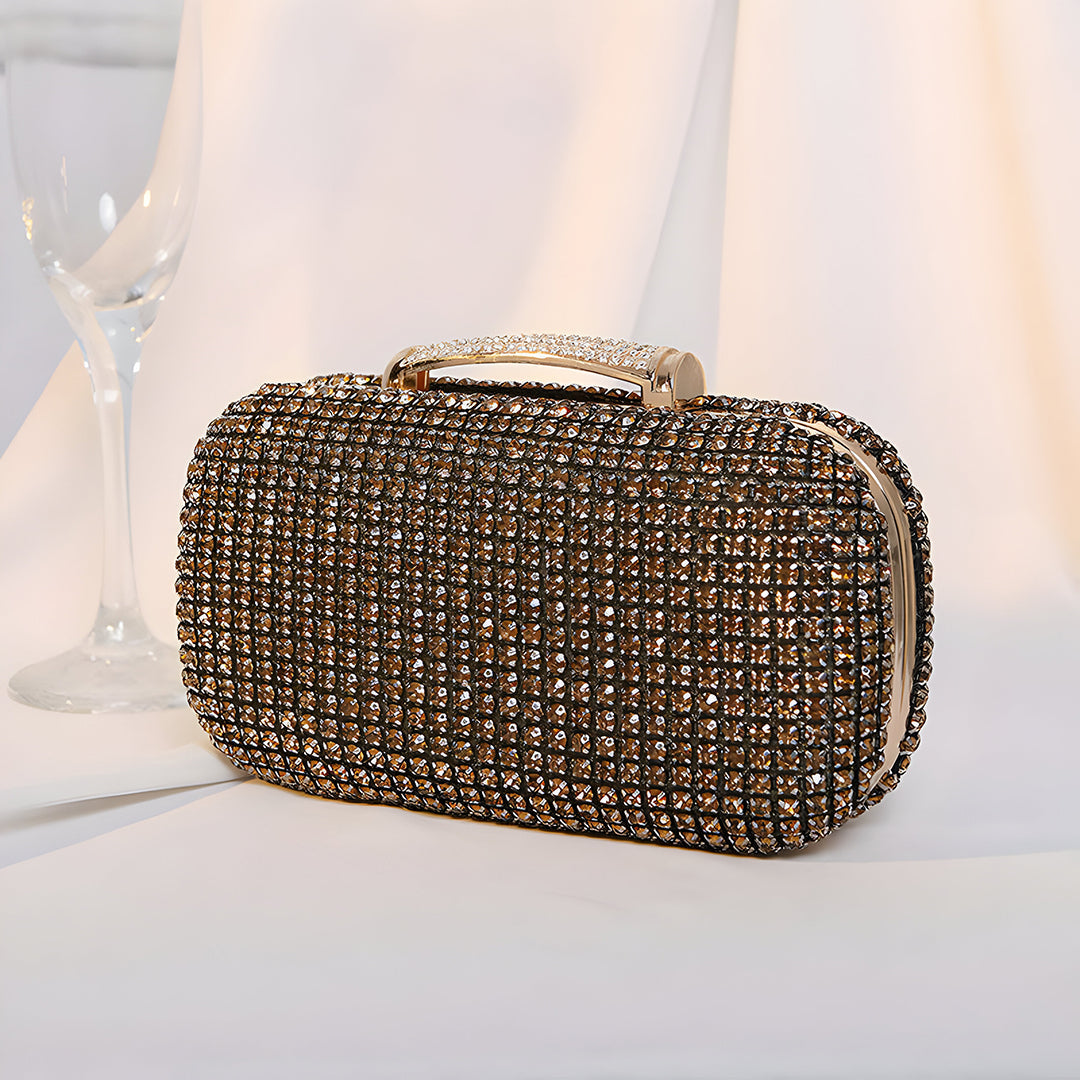 Lecce Diamond Encrusted Clutch Bag