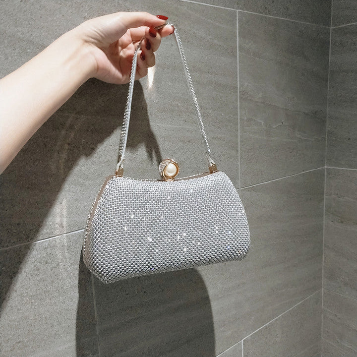 Parma Vintage Rhinestones Glitter Handbag