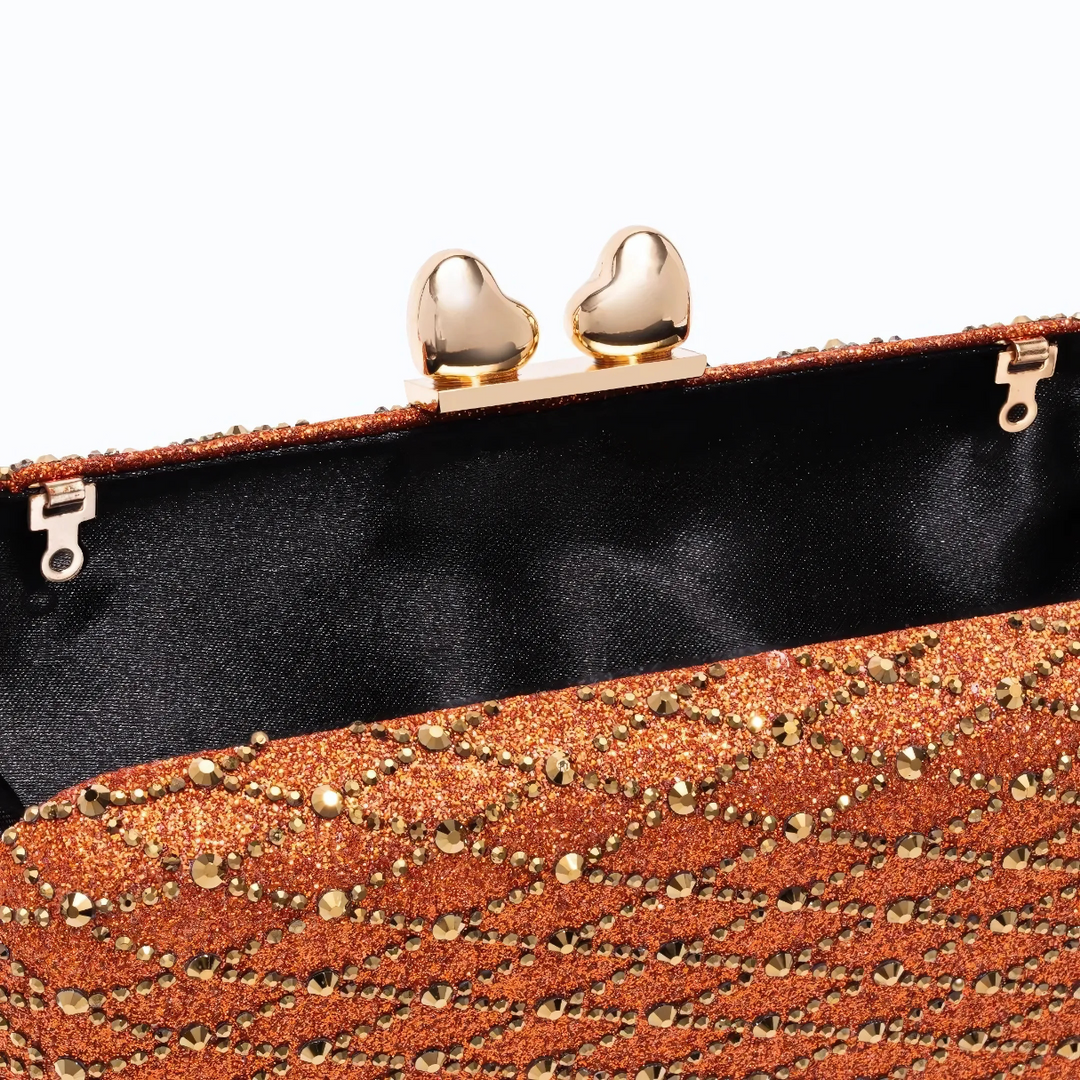 Lugano Lattice Clutch Bag