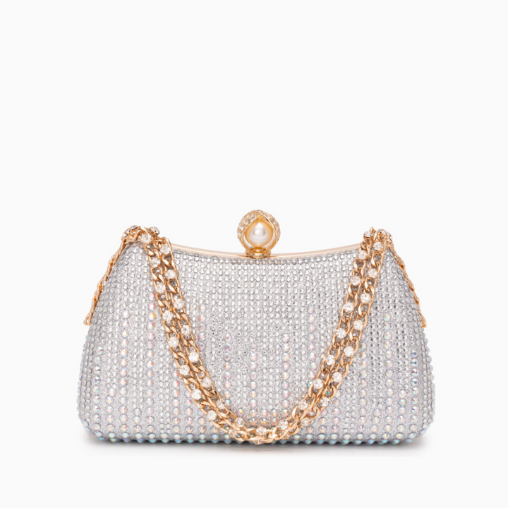 Melbourne Pearl-Glow Clutch Bag