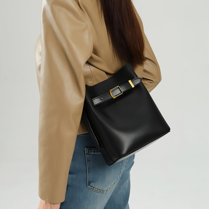 Taranto Buckle Bucket Bag