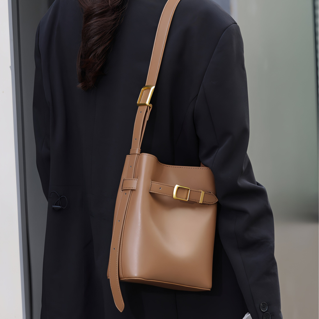 Taranto Buckle Bucket Bag