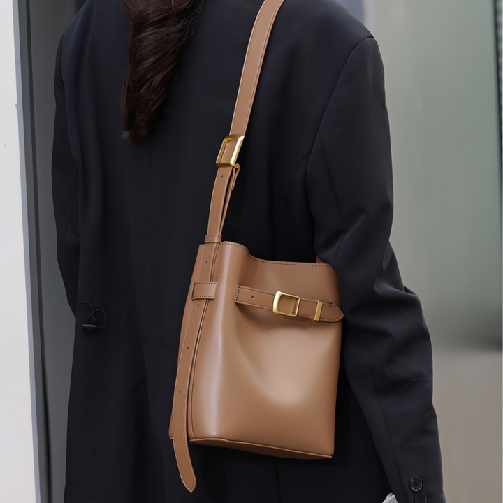 Taranto Buckle Bucket Bag