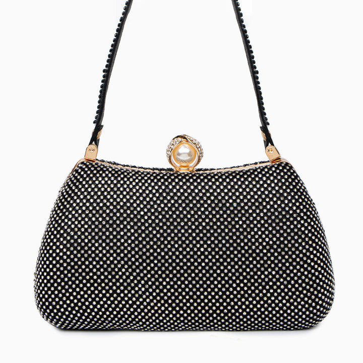 Parma Vintage Rhinestones Glitter Handbag