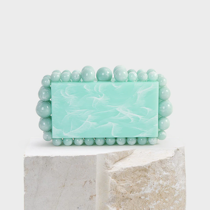Genoa Acrylic Cloud Clutch Bag