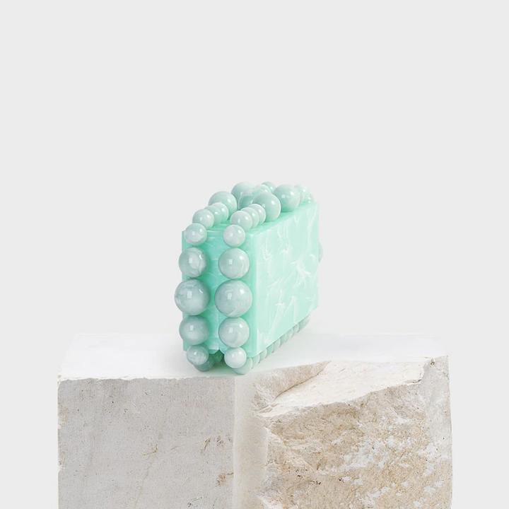 Genoa Acrylic Cloud Clutch Bag