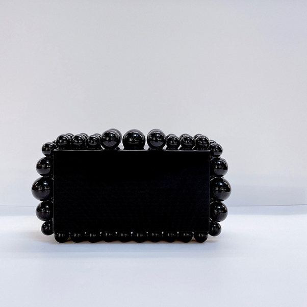 Genoa Acrylic Cloud Clutch Bag