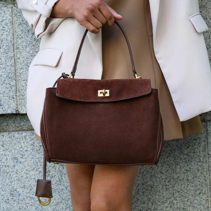 Basel Suede Handbag