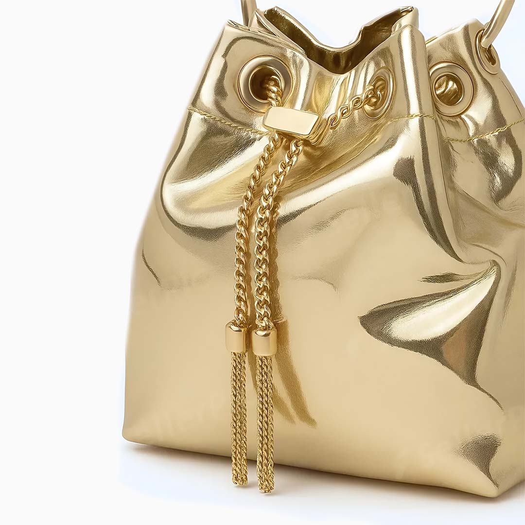 Athens Metallic Handbag